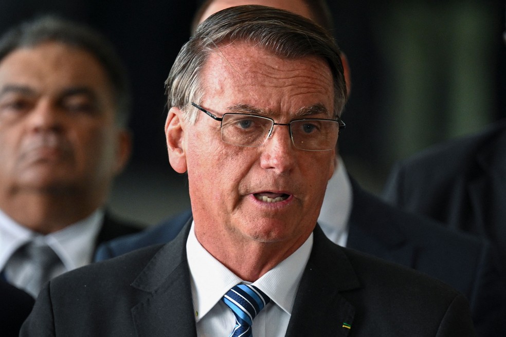 O ex-presidente Jair Bolsonaro