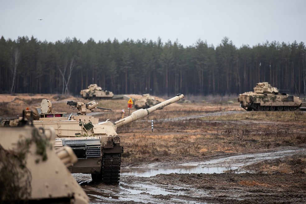 Soldados dos EUA desapareceram na Lituânia durante treinamento — Foto: Reprodução