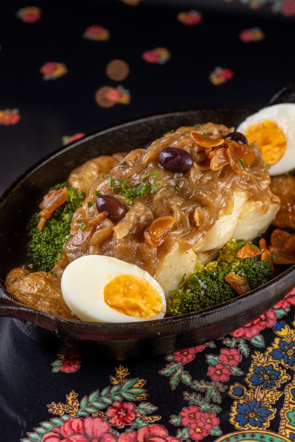 Bacalhau à Lagareiro, da Gruta de Santo Antônio — Foto: Divulgação