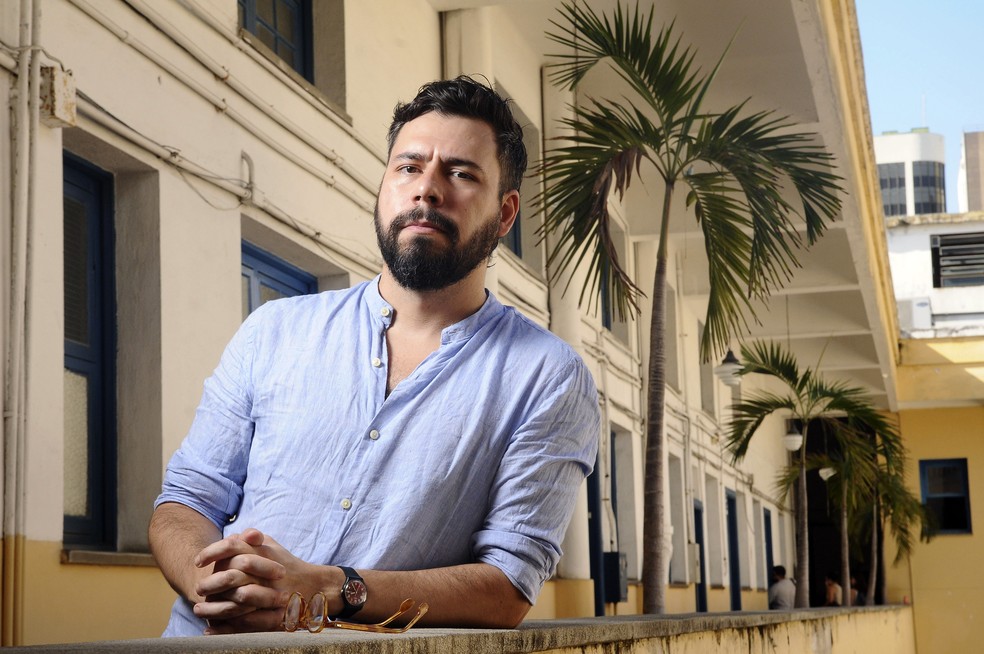 O antropólogo Rodrigo Toniol, professor da UFRJ e membro da Academia Brasileira de Ciências: foco em pesquisas sobre catolicismo — Foto: Leo Pinheiro/Valor/02-05-2024