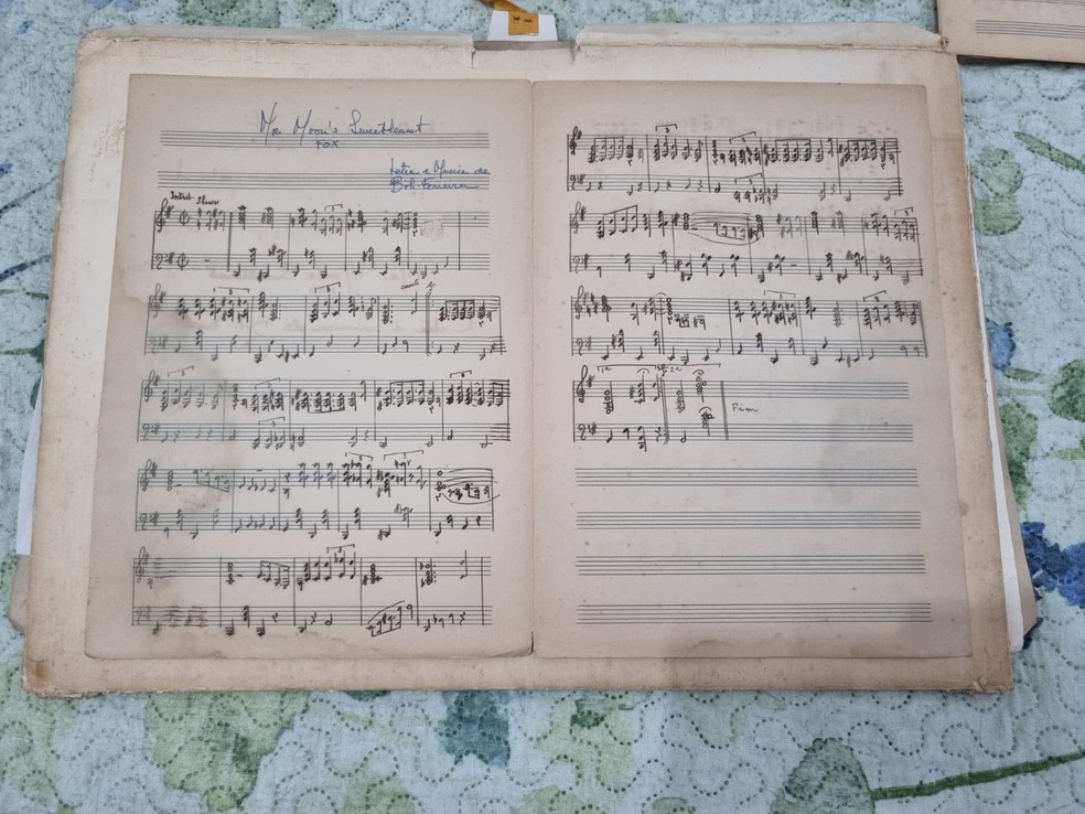 Partitura de Bibi Ferreira — Foto: Divulgação
