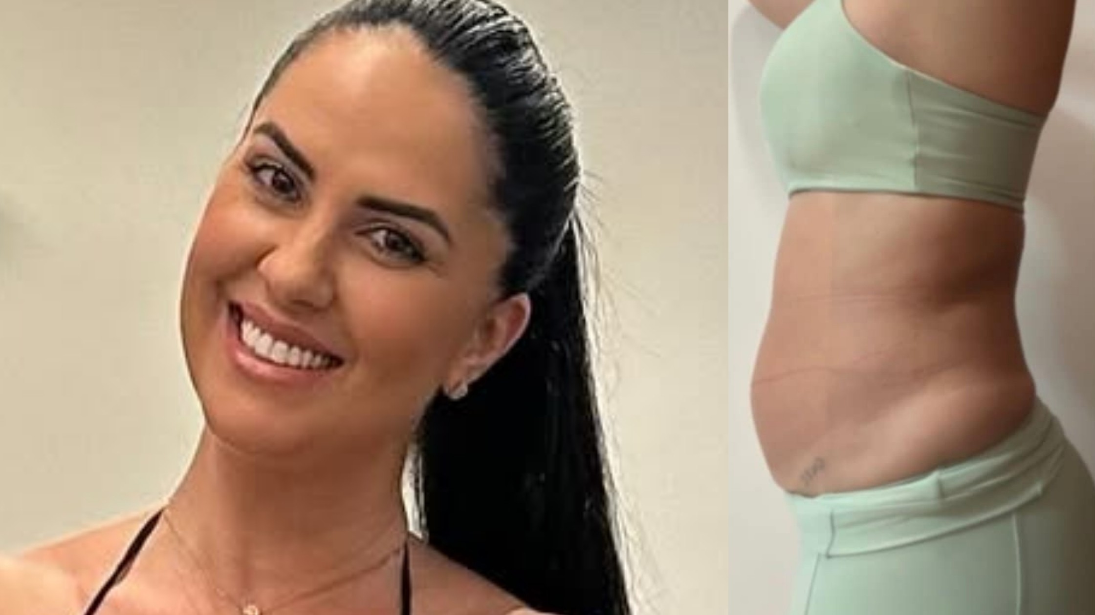 Graciele Lacerda exibe mudanças no corpo 3 meses após o nascimento da filha: 'Menos 5 kg em 10 dias'