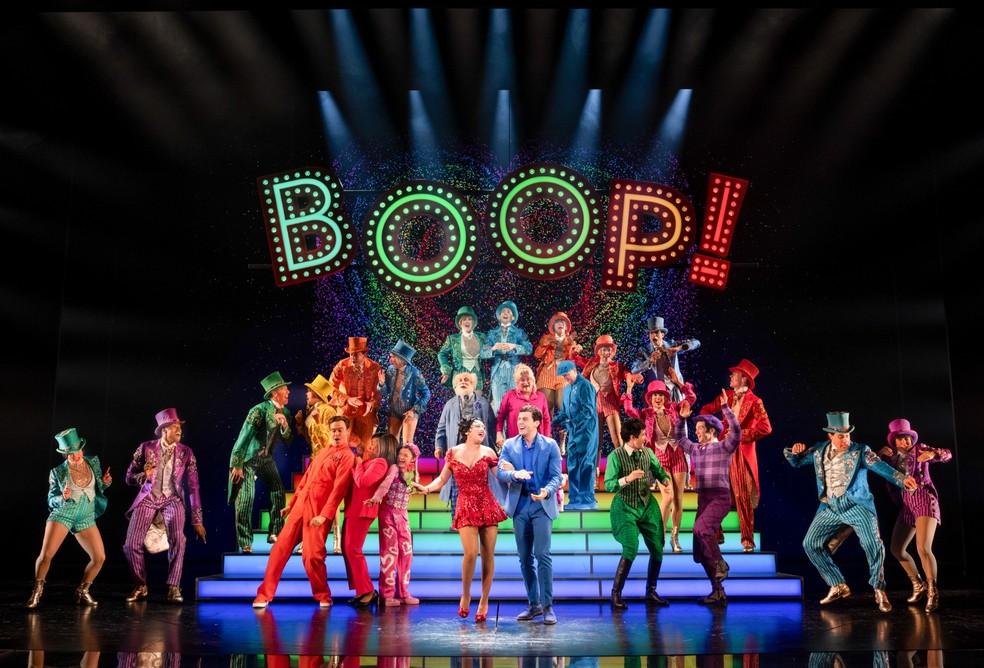 Cena de “Boop! O musical”, em cartaz no Broadhurst Theatre, em Nova York — Foto: Sara Krulwich/ NYT