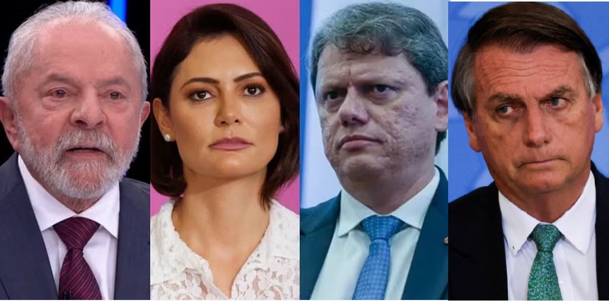 O resultado da nova pesquisa que testou Lula contra Bolsonaro, Michelle e Tarcísio