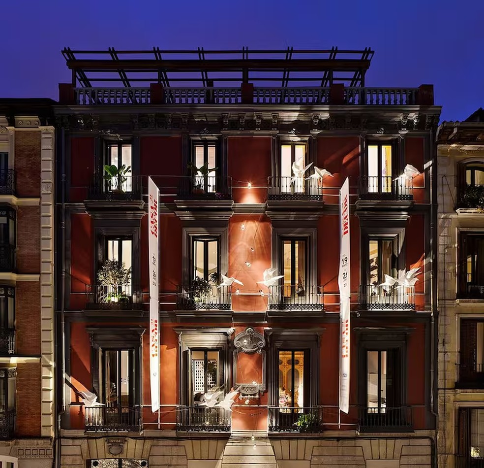 A fachada do hotel CoolRoom Palacio de Atocha em Madrid — Foto: Divulgação