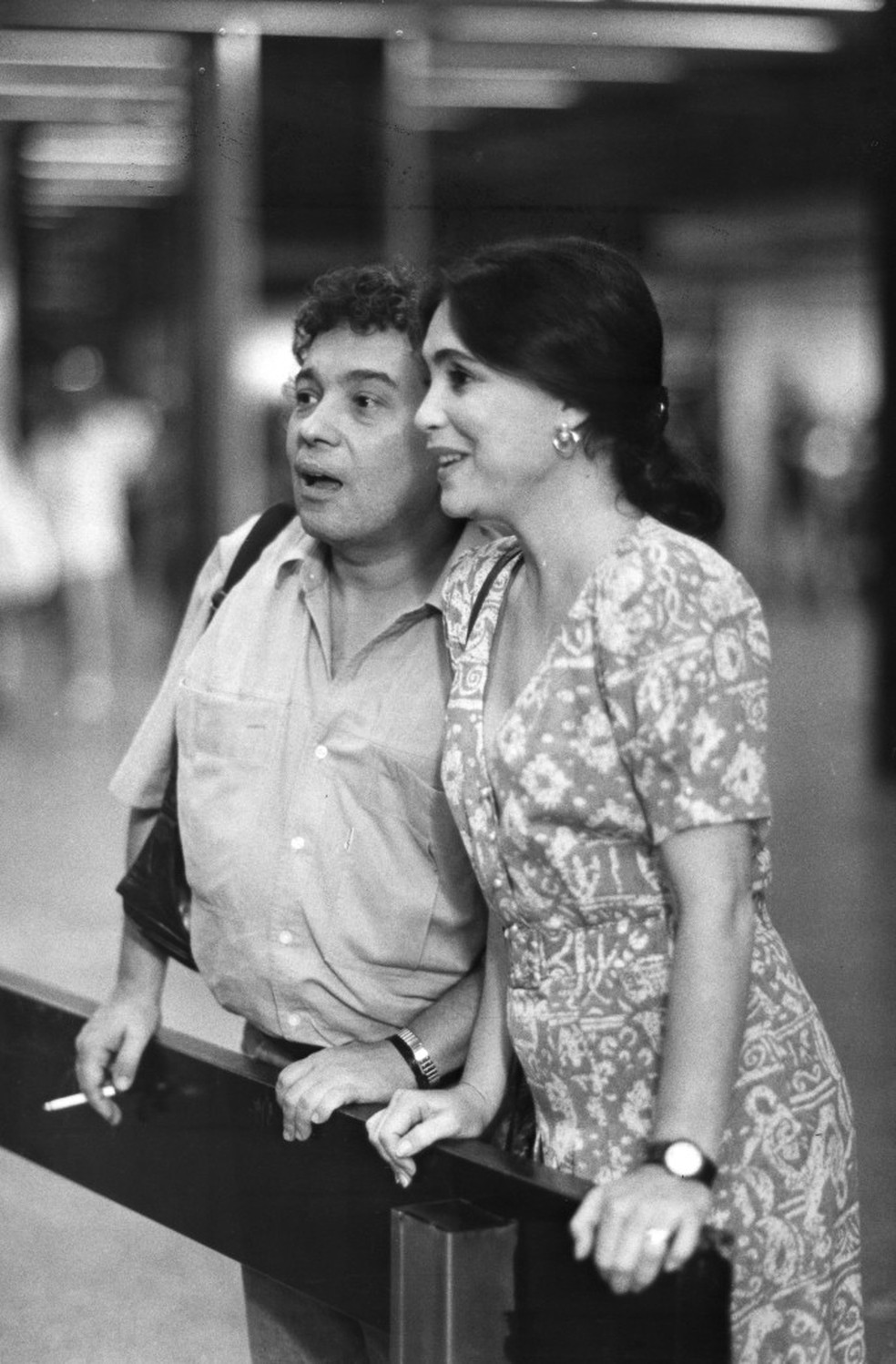 Regina Duarte e Pedro Paulo Rangel em 'Vale tudo' — Foto: Irineu Barreto / Agência O Globo