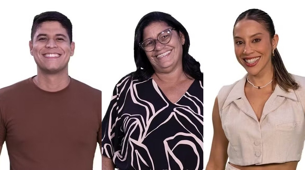 Enquete 'BBB 25': Guilherme, Joselma e Renata estão no paredão. Quem vai sair?