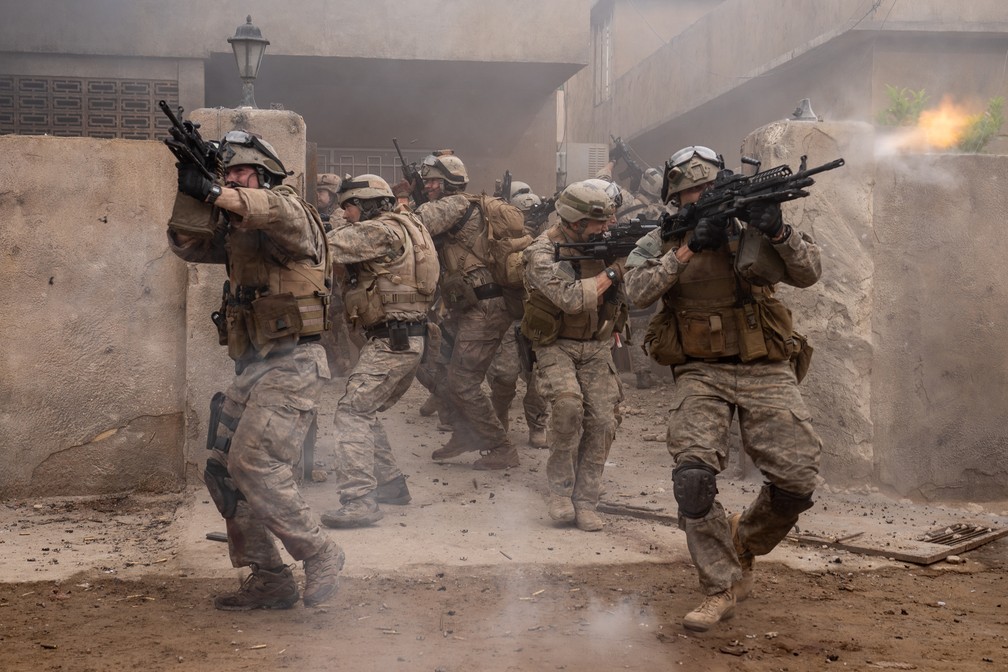 Cena do filme 'Tempo de guerra' — Foto: Divulgação