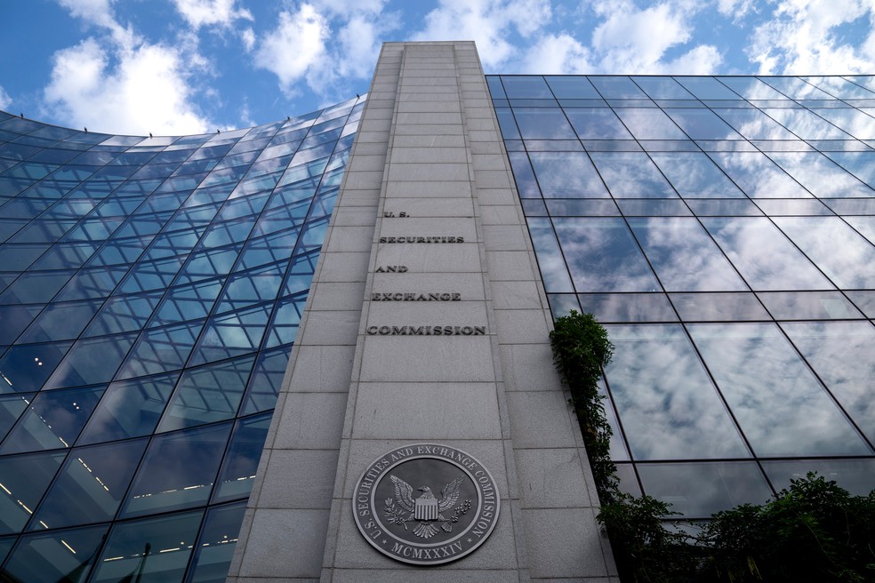 Sede da Comissão de Valores Mobiliários dos EUA em Washington — Foto: Kent Nishimura/Bloomberg