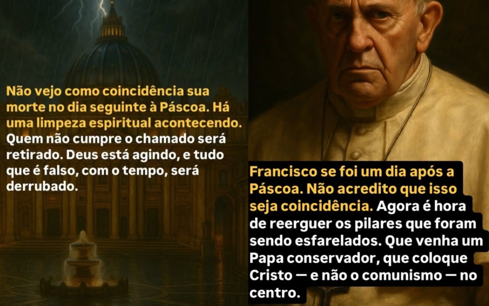 Mariana Lescano (PP-RS), vereadora de Porto Alegre, afirmou que "há uma limpeza espiritual acontecendo" com a morte do Papa Francisco — Foto: Reprodução/Instagram/marianalescanoficial