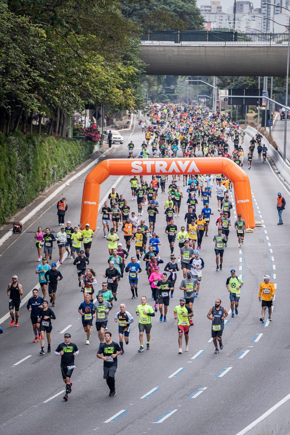 Strava faz desafio de segmento durante a SP City Maratona de 2023: agora será na Maratona do Rio — Foto: Fotop para Strava/SP City