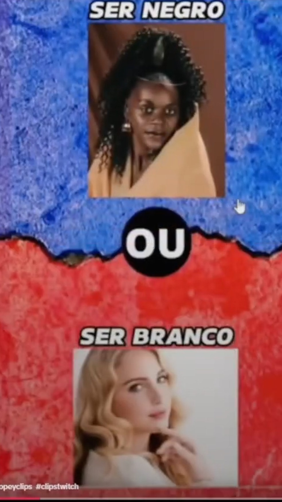 Trecho do vídeo em que aparece Cleide — Foto: Reprodução