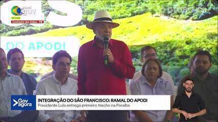 'Deus deixou sertão sem água porque sabia que eu ia trazer', diz Lula