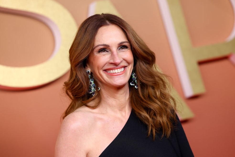 Julia Roberts aposta no azeite de oliva na rotina de autocuidado — Foto: Getty Images