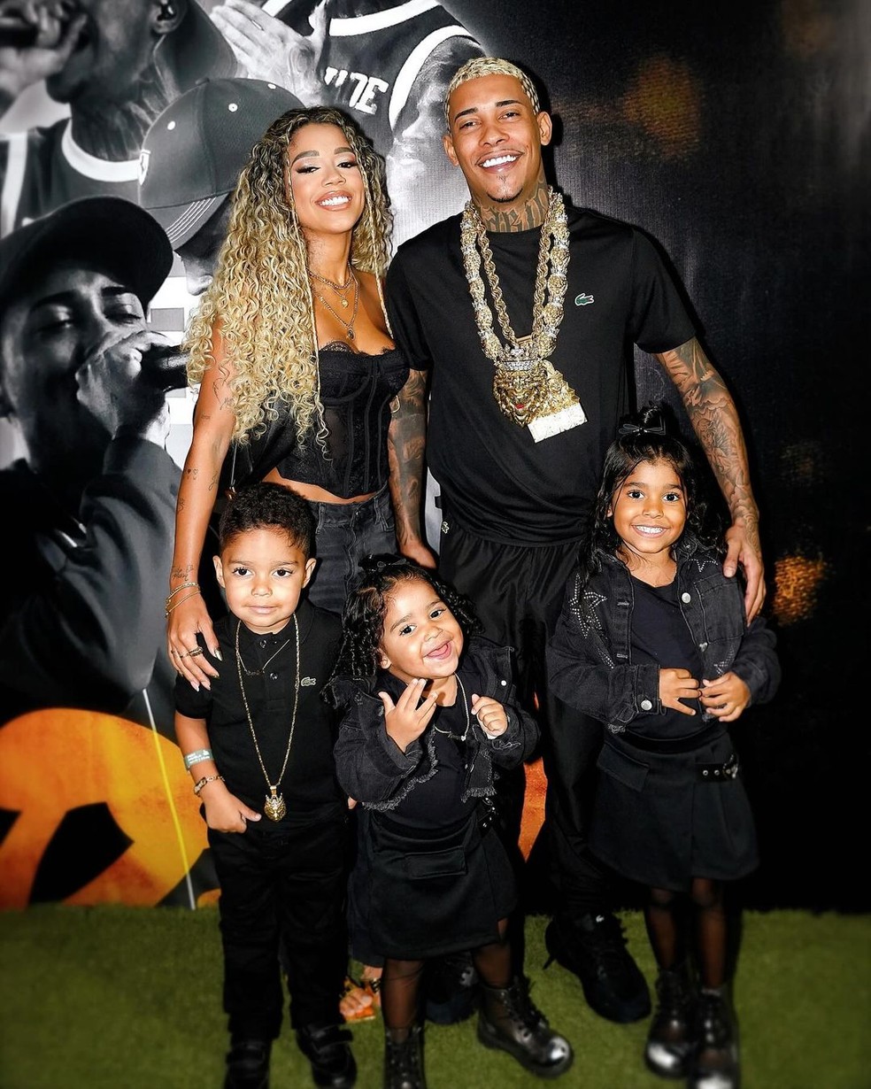 Viviane Noronha e Poze do Rodo com os filhos no Rock in Rio 2024 — Foto: Reprodução/Instagram
