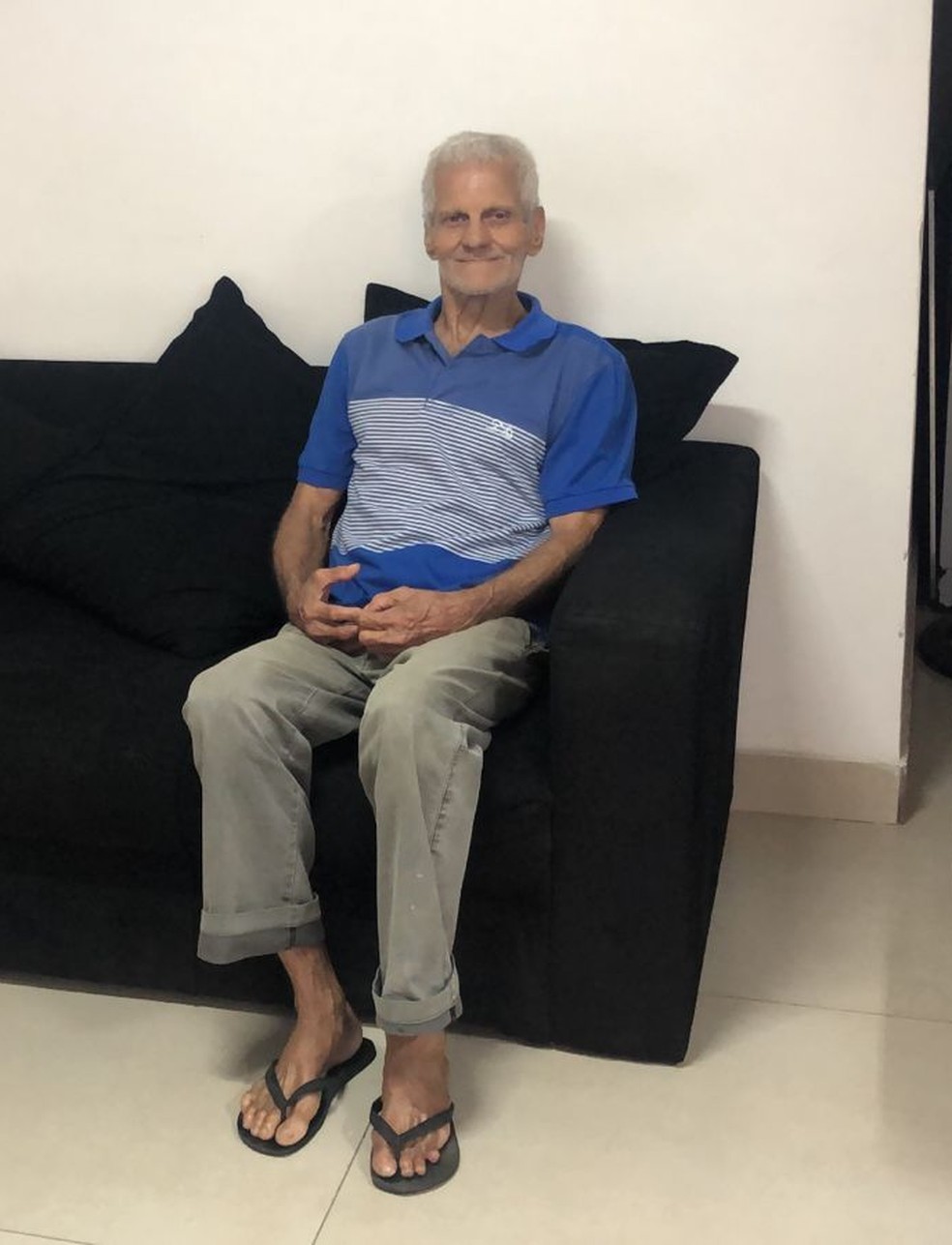 João Cláudio Calazans, de 72 anos, é um dos beneficiados pela Fundação Leão XIII — Foto: Reprodução