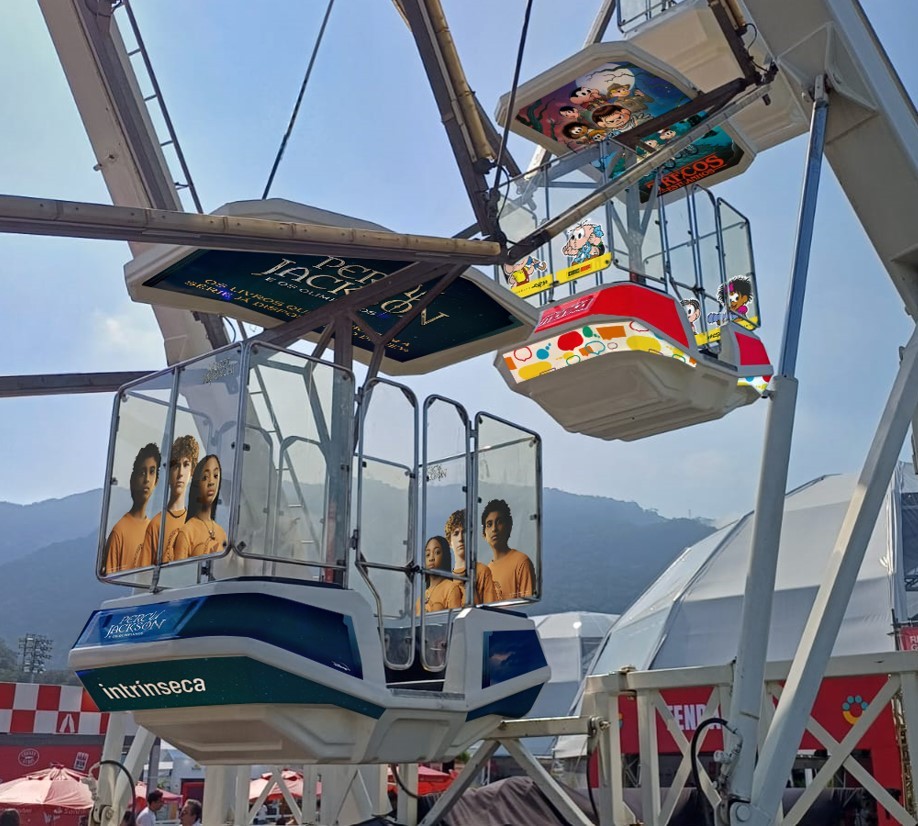 Roda-gigante da Bienal terá 16 cabines temáticas e áudios com referências às histórias