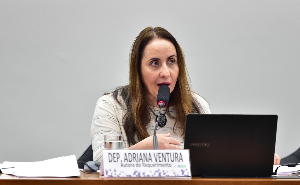 A deputada federal do Novo Adriana Ventura — Foto: Foto: Zeca Ribeiro / Câmara dos Deputados