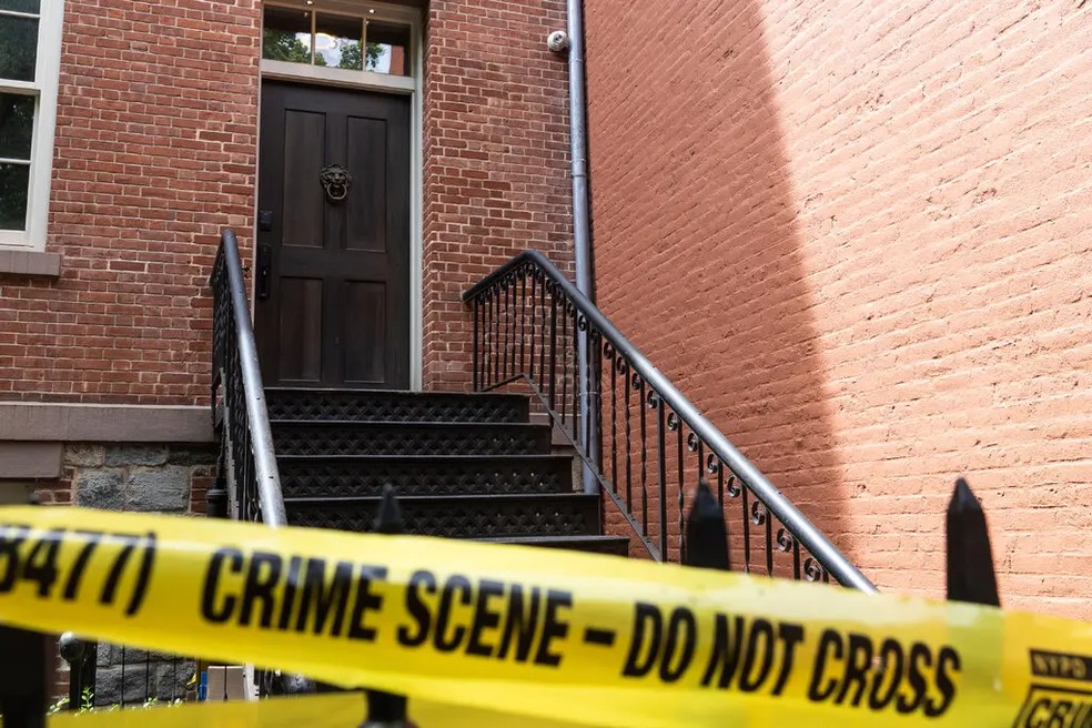 Casa de onde Michael Valentino Teofrasto Carturan escapou após quase três semanas de cativeiro — Foto: Jackie Molloy/The New York Times