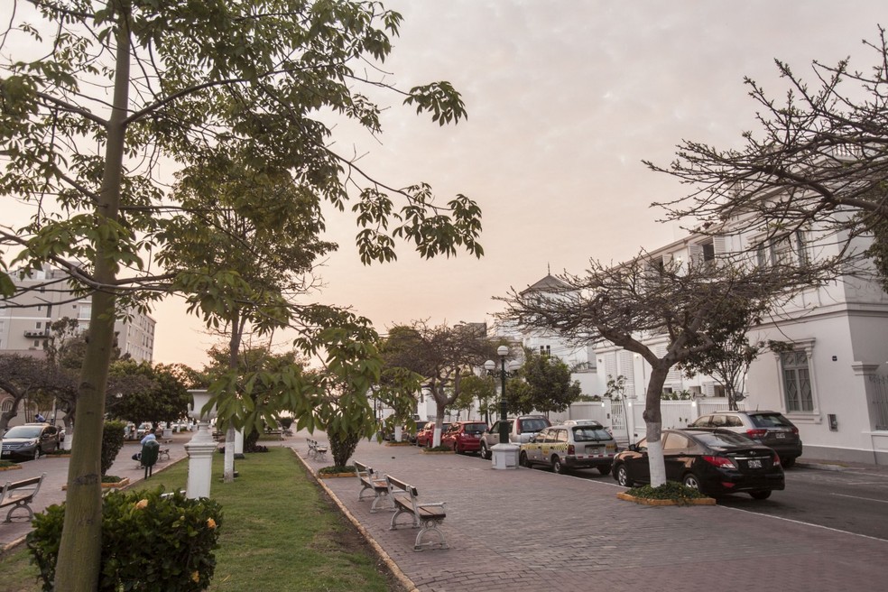 Paseo Sáenz Peña, em Barranco, Lima — Foto: Adrián Portugal / PROMPERÚ