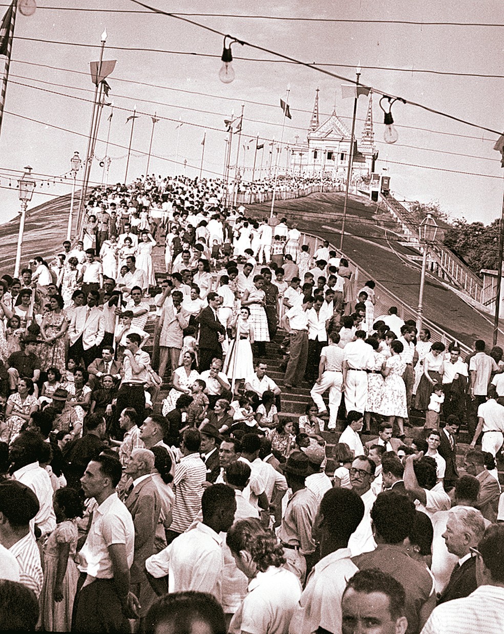 Festa da Penha — Foto: Arquivo / Agência O Globo / 05-10-1958