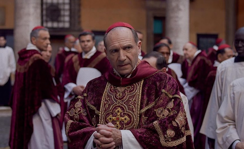 Cena de 'Conclave' — Foto: Divulgação
