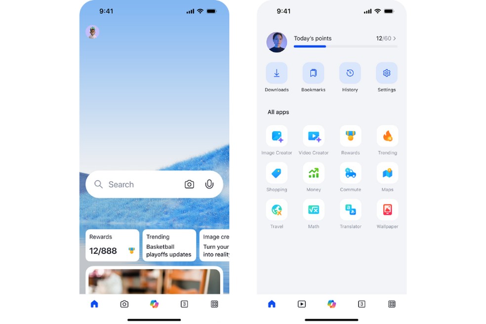 Gerador de imagens de vídeo integrado ao Bing — Foto: Reprodução/Microsoft