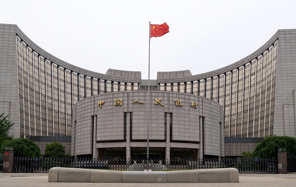 Banco Popular da China — Foto: Bloomberg
