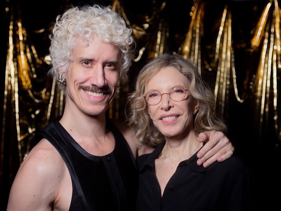 Theodoro Cochrane e Marília Gabriela — Foto: Reprodução/Instagram