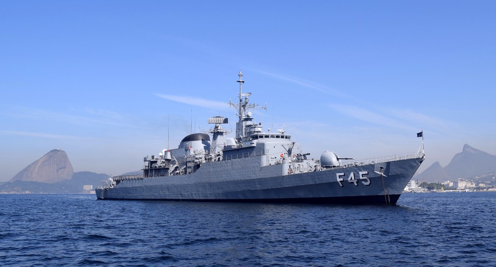 Fragata União (F-45), da Marinha do Brasil — Foto: Divulgação / Marinha do Brasil