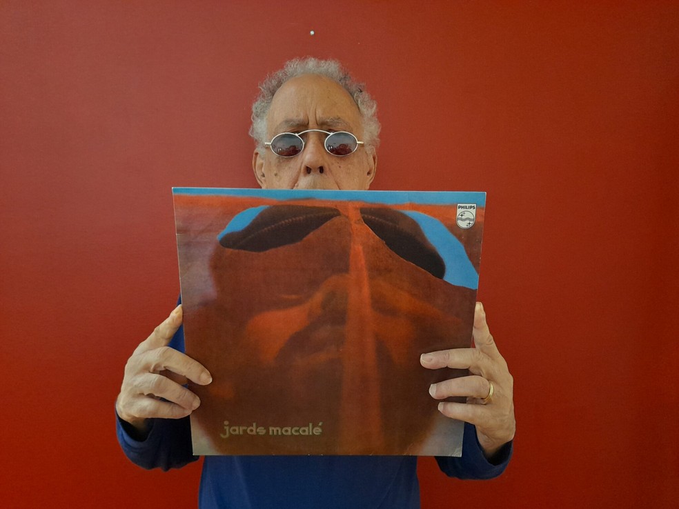 Jards Macalé na capa do álbum “Jards Macalé faz 50 anos”, em celebração ao seu disco de estreia — Foto: Divulgação