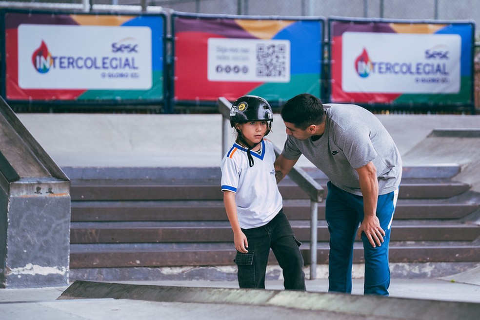 Antonella com o pai, Marcos Paulo — Foto: Fabio Souza