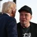 Trump e Elon Musk, um de seus principais conselheiros — Foto: Jim WATSON / AFP