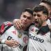 Arrascaeta e Luiz Araújo marcaram os gols da vitória do Flamengo sobre o Corinthians — Foto: Gilvan de Souza/Flamengo