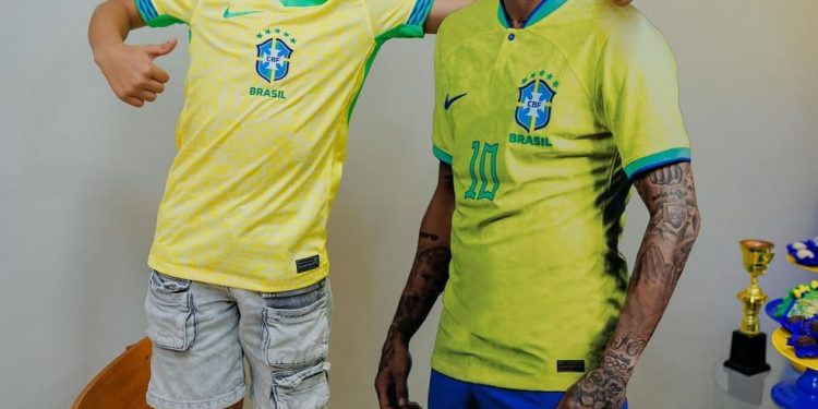 Festa de quatro anos do filho de Alexander Barboza, do Botafogo — Foto: Reprodução