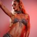 Cintia Dicker, top model internacional, será musa do Salgueiro no carnaval 2026 — Foto: Divulgação @rafaleforte / @paulorodriguesim
