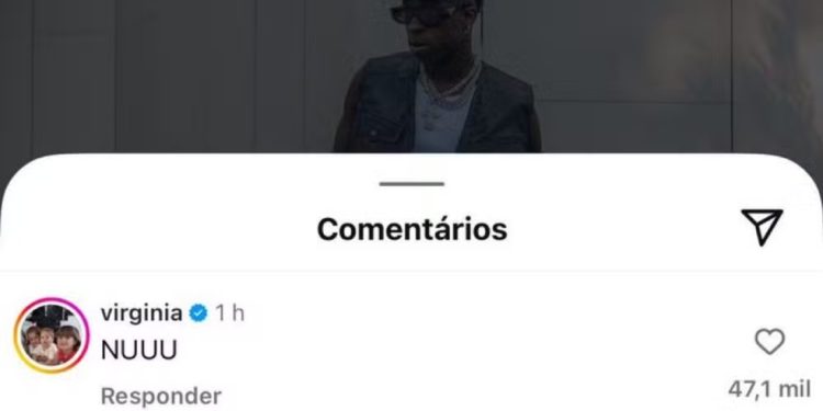 Virgínia Fonseca e Vini Jr. trocaram mensagens no Instagram e alimentaram rumores de romance — Foto: Reprodução Instagram