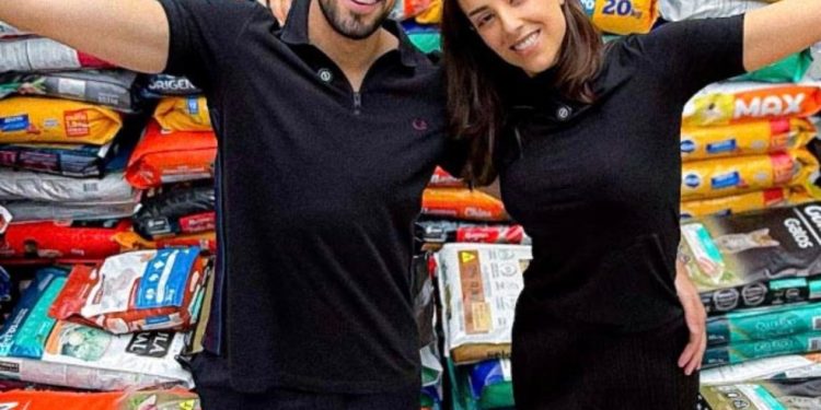 Filha de Faustão exibe montanha de ração como presente de casamento; entenda a ação — Foto: Reprodução Instagram