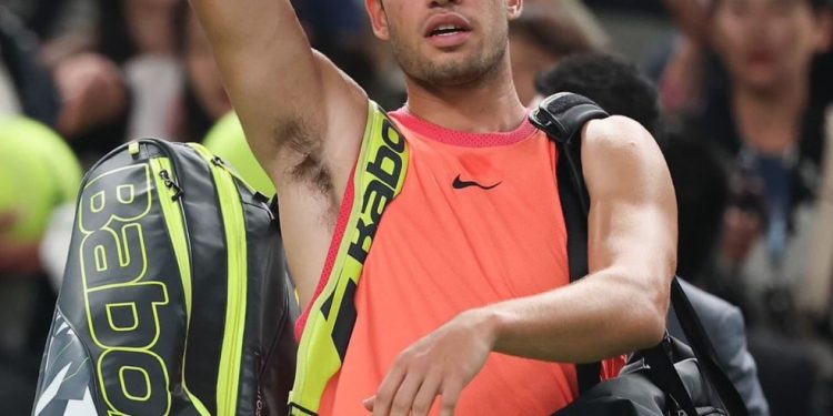 Carlos Alcaraz anuncia estar fora do Masters de Xangai — Foto: Reprodução/@carlitosalcarazz