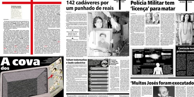 Série de reportagem do EXTRA finalista do Prêmio Esso, em 1999 — Foto: Arte