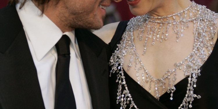 Nicole Kidman e Keith Urban na cerimônia do Oscar, em 2008 — Foto: Stan Honda / AFP