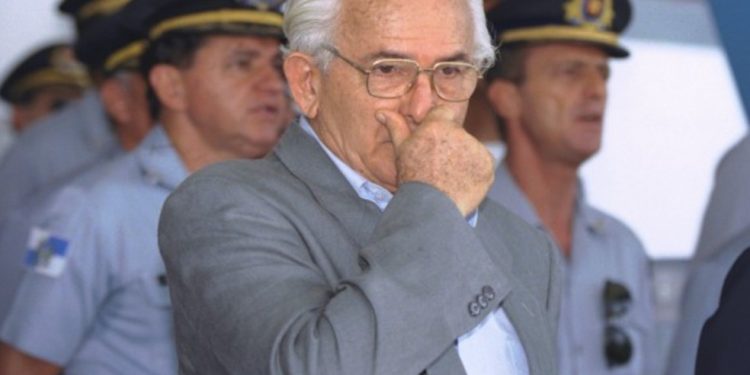 O general Nilton Cerqueira na época em que era secretário de Segurança do Rio — Foto: Marco Antônio Cavalcanti