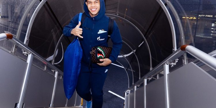 Pedrinho, atacante do Zenit — Foto: Divulgação/Zenit