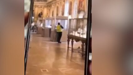 Primeiras imagens revelam ação dos assaltantes no museu; veja vídeo