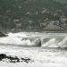 A tempestade é fotografada antes da chegada do furacão Melissa na área de Caribbean Terrace, em Kingston, Jamaica — Foto: Foto da AFP