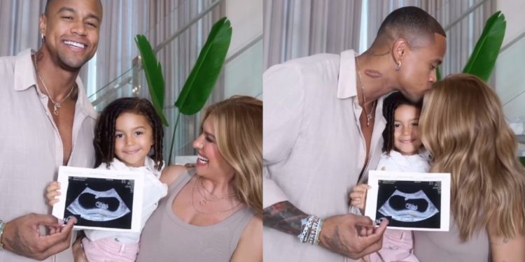Anúncio de gravidez de Lore Improta e Léo Santana emociona famosos: 'Tão felizes por vocês!'