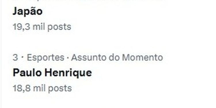 Após falhas, Fabrício Bruno é assunto mais comentado do X — Foto: Reprodução/Redes sociais