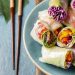 Aprenda como fazer receita de rolinho vietnamita vegetariano colorido e muito gostoso