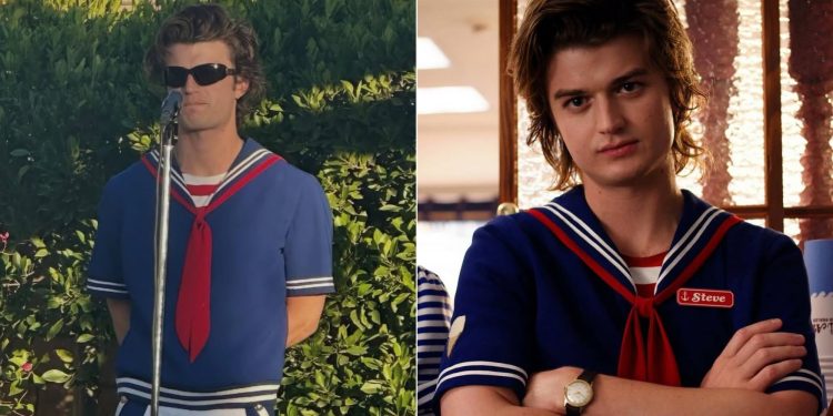 Astro de 'Stranger things' celebra casamento de amigo vestido de personagem da série