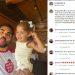 Lucas Guedez parabenizou Maria Flor, filha de Virgínia e Zé Felipe, nas redes — Foto: Reprodução Instagram